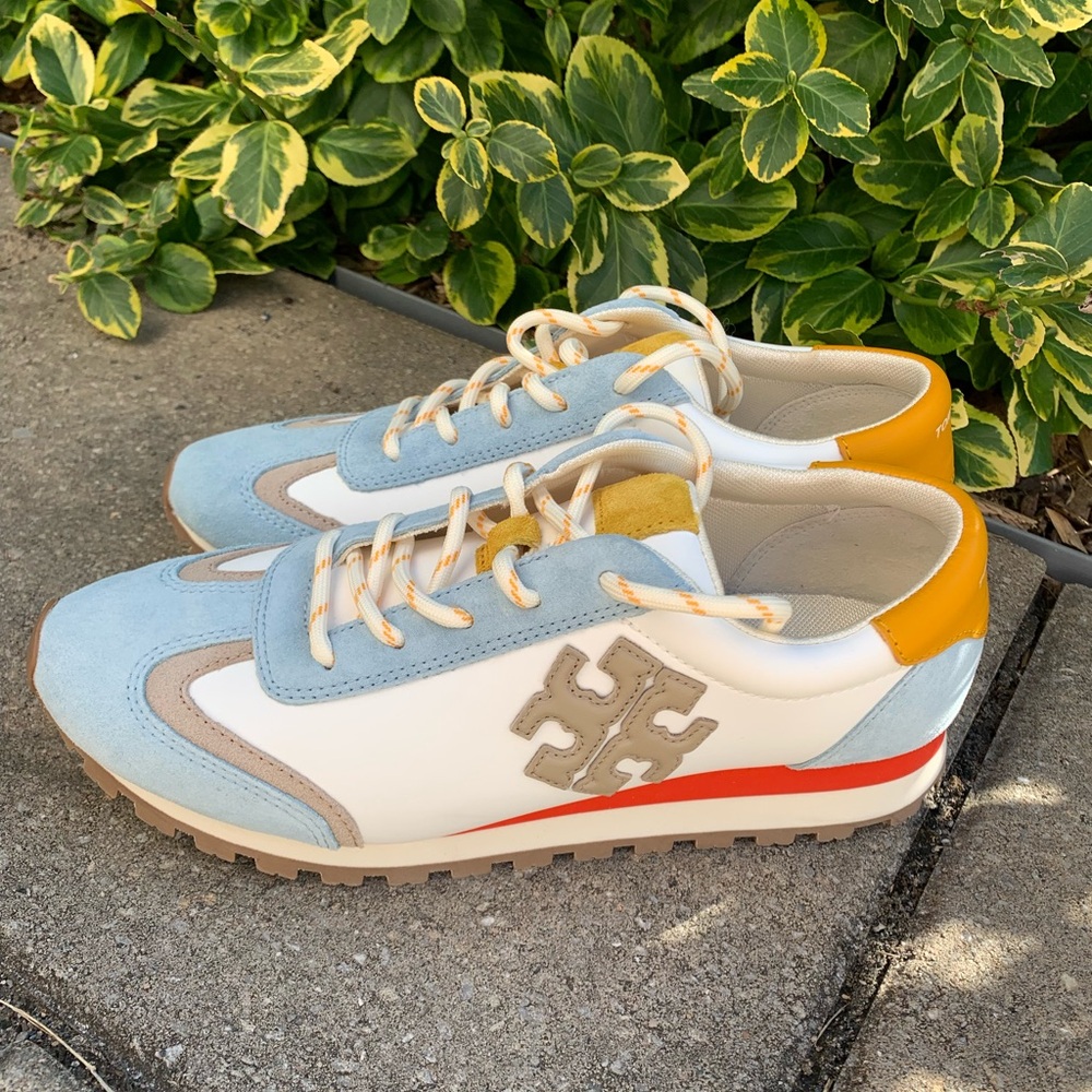 🌺🍀🌸 TORY BURCH VINTAGE NYLON SNEAKERS GRESSANE HEROES SOFT PLAIN WEAVE, 7,5US - Picture 2 of 8